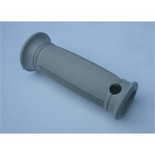 HANDLE - RIGHT - RUBBER - "KEG TYPE"   (GREY)